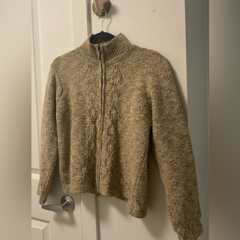 Vintage Columbia Zip-Up Sweater
